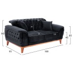ΚΑΝΑΠΕΣ ΚΡΕΒΑΤΙ BENNINGTON 2ΘΕΣΙΟΣ ΜΑΥΡΟΣ HM3250.01 180x95x80 εκ. ΚΑΝΑΠΕΣ ΚΡΕΒΑΤΙ BENNINGTON 2ΘΕΣΙΟΣ ΜΑΥΡΟΣ HM3250.01 180x95x80 εκ.