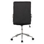 ΚΑΡΕΚΛΑ ΓΡΑΦΕΙΟΥ JOSEF HM1181.04 ΜΑΥΡΟ ΒΕΛΟΥΔΟ-INOX ΒΑΣΗ 58x61x105-113Yεκ.