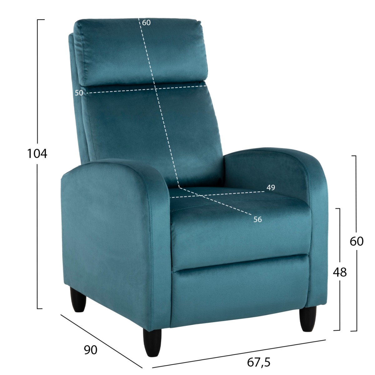 ΠΟΛΥΘΡΟΝΑ RELAX HIBER HM9782.06 ΠΕΤΡΟΛ ΒΕΛΟΥΔΟ 67,5x90x104Υ εκ. ΠΟΛΥΘΡΟΝΑ RELAX HIBER HM9782.06 ΠΕΤΡΟΛ ΒΕΛΟΥΔΟ 67,5x90x104Υ εκ.