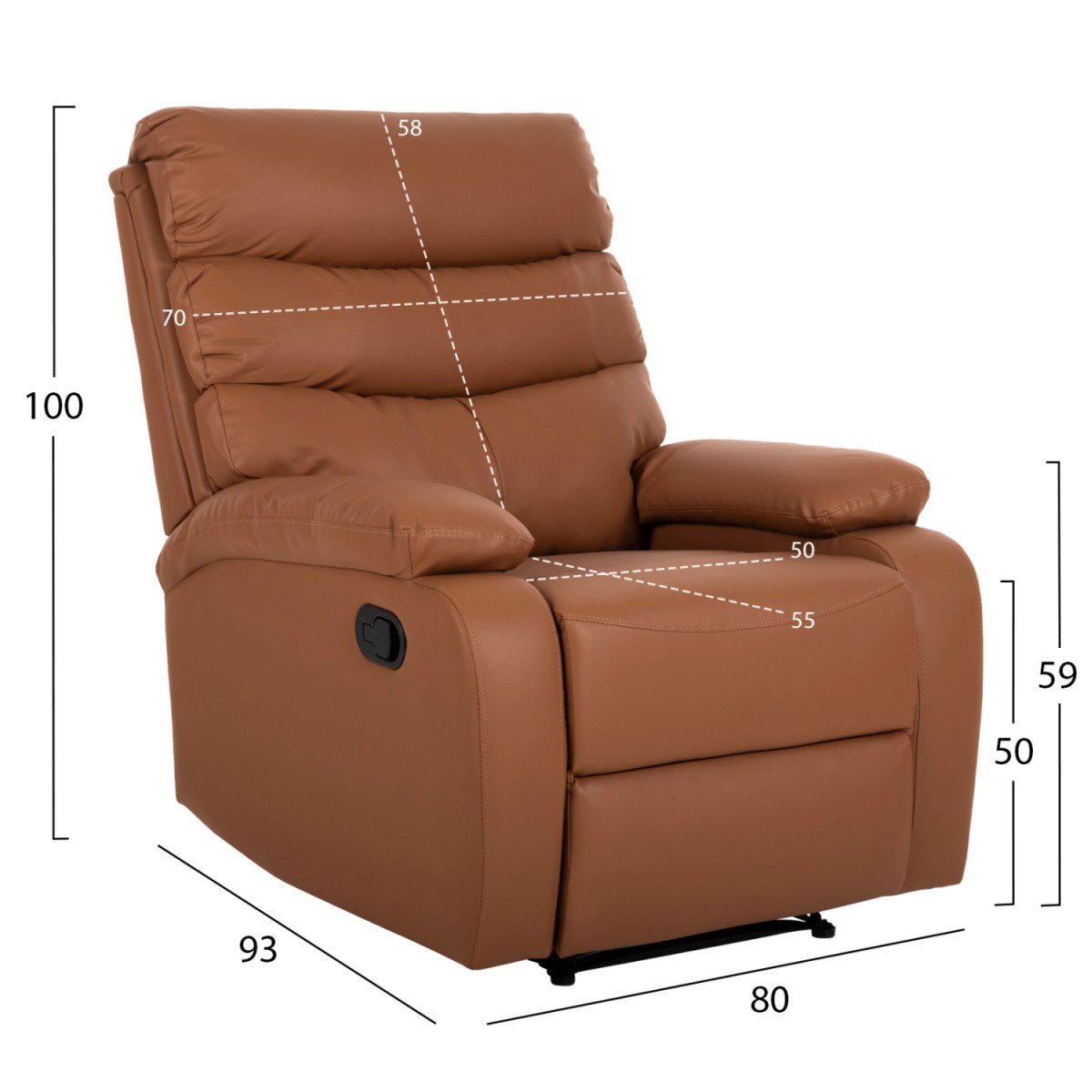 ΠΟΛΥΘΡΟΝΑ ΜΑΣΑΖ YASUMU HM9784.12 ΚΑΦΕ PU 80x93x100Υεκ. ΠΟΛΥΘΡΟΝΑ ΜΑΣΑΖ YASUMU HM9784.12 ΚΑΦΕ PU 80x93x100Υεκ.