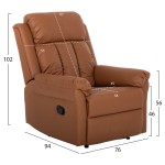 ΠΟΛΥΘΡΟΝΑ ΜΑΣΑΖ HAPPER HM9785.12 ΚΑΦΕ PU 76x94x102Υ εκ. ΠΟΛΥΘΡΟΝΑ ΜΑΣΑΖ HAPPER HM9785.12 ΚΑΦΕ PU 76x94x102Υ εκ.