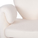 ΠΟΛΥΘΡΟΝΑ HARTT HM9777.05 ΛΕΥΚΟ TEDDY ΥΦΑΣΜΑ 84x74x87Yεκ.