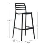 ΣΚΑΜΠΟ BAR ΠΟΛΥΠΡΟΠΥΛΕΝΙΟΥ SNOD HM6099.02 ΜΑΥΡΟ 37,2x50x101,5Υεκ. ΣΚΑΜΠΟ BAR ΠΟΛΥΠΡΟΠΥΛΕΝΙΟΥ SNOD HM6099.02 ΜΑΥΡΟ 37,2x50x101,5Υεκ.