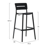 ΣΚΑΜΠΟ BAR ΠΟΛΥΠΡΟΠΥΛΕΝΙΟΥ SNOD2 HM6100.02 ΜΑΥΡΟ 37,2x50x101,5Υεκ. ΣΚΑΜΠΟ BAR ΠΟΛΥΠΡΟΠΥΛΕΝΙΟΥ SNOD2 HM6100.02 ΜΑΥΡΟ 37,2x50x101,5Υεκ.