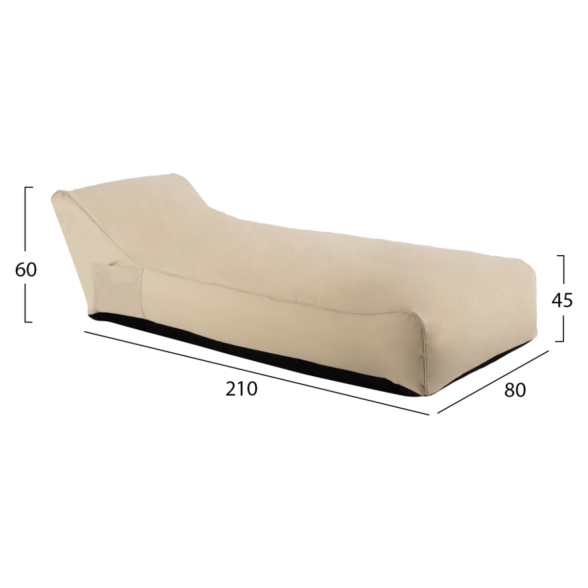 ΠΟΥΦ TANEA HM5807.01 ΜΠΕΖ ΜΕ UV PROTECTION 80x210x45-60 εκ. ΠΟΥΦ TANEA HM5807.01 ΜΠΕΖ ΜΕ UV PROTECTION 80x210x45-60 εκ.