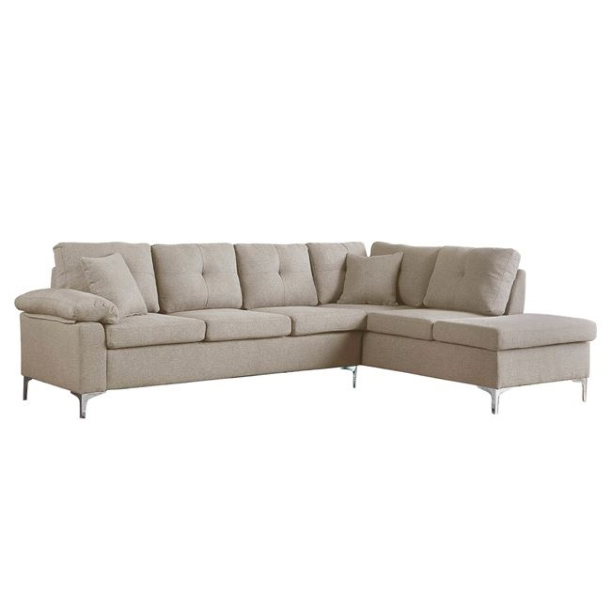 ΚΑΝΑΠΕΣ ΓΩΝΙΑ ΔΕΞΙΑ ZAILA HM3086R ΥΦΑΣΜΑ ΜΠΕΖ 282x197x90 εκ. ΚΑΝΑΠΕΣ ΓΩΝΙΑ ΔΕΞΙΑ ZAILA HM3086R ΥΦΑΣΜΑ ΜΠΕΖ 282x197x90 εκ.