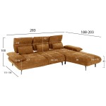 ΓΩΝΙΑΚΟΣ ΚΑΝΑΠΕΣ (ΔΕΞΙΑ) CONVERT HM3268.02R ΚΕΡΑΜΙΔΙ ΥΦΑΣΜΑ 283x188x100Υεκ. ΓΩΝΙΑΚΟΣ ΚΑΝΑΠΕΣ (ΔΕΞΙΑ) CONVERT HM3268.02R ΚΕΡΑΜΙΔΙ ΥΦΑΣΜΑ 283x188x100Υεκ.
