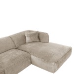 ΚΑΝΑΠΕΣ ΓΩΝΙΑ (ΔΕΞΙΑ) TREAT HM3277.01Ρ ΜΠΕΖ ΥΦΑΣΜΑ 270x163x74Υεκ. ΚΑΝΑΠΕΣ ΓΩΝΙΑ (ΔΕΞΙΑ) TREAT HM3277.01Ρ ΜΠΕΖ ΥΦΑΣΜΑ 270x163x74Υεκ.