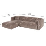 ΚΑΝΑΠΕΣ ΓΩΝΙΑ (ΑΡΙΣΤΕΡΗ) TREAT HM3277.02L ΣΚΟΥΡΟ ΜΠΕΖ ΥΦΑΣΜΑ 270x163x74Υεκ. ΚΑΝΑΠΕΣ ΓΩΝΙΑ (ΑΡΙΣΤΕΡΗ) TREAT HM3277.02L ΣΚΟΥΡΟ ΜΠΕΖ ΥΦΑΣΜΑ 270x163x74Υεκ.