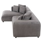 ΚΑΝΑΠΕΣ ΓΩΝΙΑ (ΑΡΙΣΤΕΡΗ) 3-ΘΕΣΙΟΣ GRACE HM3280.03L ΓΚΡΙ ΥΦΑΣΜΑ 252x160x70-90Υεκ ΚΑΝΑΠΕΣ ΓΩΝΙΑ (ΑΡΙΣΤΕΡΗ) 3-ΘΕΣΙΟΣ GRACE HM3280.03L ΓΚΡΙ ΥΦΑΣΜΑ 252x160x70-90Υεκ