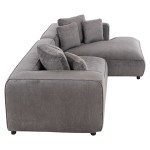 ΚΑΝΑΠΕΣ ΓΩΝΙΑ 3-ΘΕΣΙΟΣ GRACE HM3280.03R ΓΚΡΙ ΥΦΑΣΜΑ 252x105-160x70-90Υεκ. ΚΑΝΑΠΕΣ ΓΩΝΙΑ 3-ΘΕΣΙΟΣ GRACE HM3280.03R ΓΚΡΙ ΥΦΑΣΜΑ 252x105-160x70-90Υεκ.