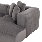 ΚΑΝΑΠΕΣ ΓΩΝΙΑ 3-ΘΕΣΙΟΣ GRACE HM3280.03R ΓΚΡΙ ΥΦΑΣΜΑ 252x105-160x70-90Υεκ. ΚΑΝΑΠΕΣ ΓΩΝΙΑ 3-ΘΕΣΙΟΣ GRACE HM3280.03R ΓΚΡΙ ΥΦΑΣΜΑ 252x105-160x70-90Υεκ.