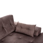 ΓΩΝΙΑΚΟΣ ΚΑΝΑΠΕΣ-ΚΡΕΒΑΤΙ ΜΕ ΑΠΟΘ.ΧΩΡΟ CLANCY HM3281.03R ΚΑΦΕ ΥΦΑΣΜΑ 308x181x92Υεκ. ΓΩΝΙΑΚΟΣ ΚΑΝΑΠΕΣ-ΚΡΕΒΑΤΙ ΜΕ ΑΠΟΘ.ΧΩΡΟ CLANCY HM3281.03R ΚΑΦΕ ΥΦΑΣΜΑ 308x181x92Υεκ.