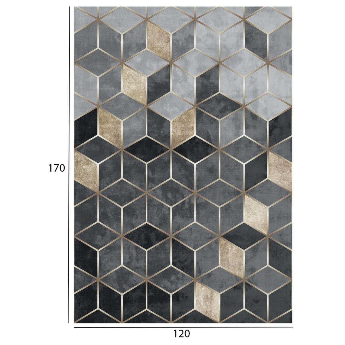 ΧΑΛΙ ΣΑΛΟΝΙΟΥ ΜΕ ΚΡΟΣΙΑ JOSIANE HM7677.18 ΓΚΡΙ-ΧΡΥΣΟ 120X170 εκ. ΧΑΛΙ ΣΑΛΟΝΙΟΥ ΜΕ ΚΡΟΣΙΑ JOSIANE HM7677.18 ΓΚΡΙ-ΧΡΥΣΟ 120X170 εκ.