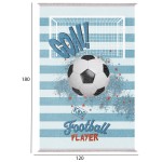 ΠΑΙΔΙΚΟ ΧΑΛΙ ΜΕ ΚΡΟΣΙΑ GOAL ΜΠΛΕ HM7679.21 120Χ180 εκ. ΠΑΙΔΙΚΟ ΧΑΛΙ ΜΕ ΚΡΟΣΙΑ GOAL ΜΠΛΕ HM7679.21 120Χ180 εκ.