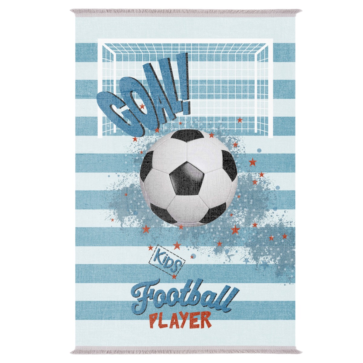 ΠΑΙΔΙΚΟ ΧΑΛΙ ΜΕ ΚΡΟΣΙΑ GOAL ΜΠΛΕ HM7679.21 120Χ180 εκ. ΠΑΙΔΙΚΟ ΧΑΛΙ ΜΕ ΚΡΟΣΙΑ GOAL ΜΠΛΕ HM7679.21 120Χ180 εκ.