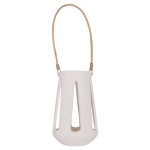 ΕΠΙΤΡΑΠΕΖΙΟ ΦΑΝΑΡΙ ERANTYL HM4696.02L ΛΕΥΚΟ FIBER CEMENT & ΧΕΡΟΥΛΙ RATTAN Φ17x27Yεκ.