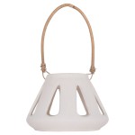 ΕΠΙΤΡΑΠΕΖΙΟ ΦΑΝΑΡΙ ERANTYL HM4696.02S ΛΕΥΚΟ FIBER CEMENT & ΧΕΡΟΥΛΙ RATTAN Φ25x17Yεκ.