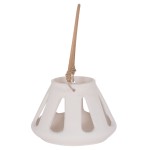 ΕΠΙΤΡΑΠΕΖΙΟ ΦΑΝΑΡΙ ERANTYL HM4696.02S ΛΕΥΚΟ FIBER CEMENT & ΧΕΡΟΥΛΙ RATTAN Φ25x17Yεκ.