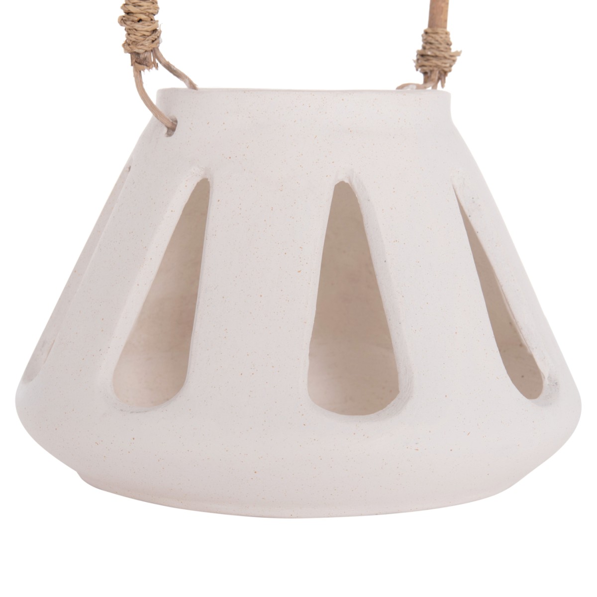 ΕΠΙΤΡΑΠΕΖΙΟ ΦΑΝΑΡΙ ERANTYL HM4696.02S ΛΕΥΚΟ FIBER CEMENT & ΧΕΡΟΥΛΙ RATTAN Φ25x17Yεκ.