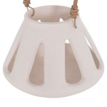 ΕΠΙΤΡΑΠΕΖΙΟ ΦΑΝΑΡΙ ERANTYL HM4696.02S ΛΕΥΚΟ FIBER CEMENT & ΧΕΡΟΥΛΙ RATTAN Φ25x17Yεκ.