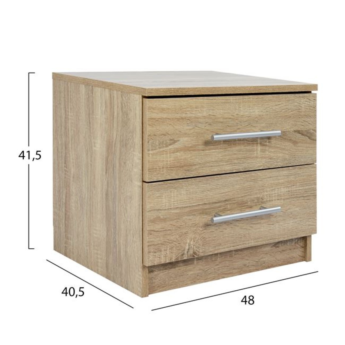 ΚΟΜΟΔΙΝΟ ΜΕΛΑΜΙΝΗΣ CHELSEA HM2220.02 SONAMA 48X40,5X41,5 εκ. ΚΟΜΟΔΙΝΟ ΜΕΛΑΜΙΝΗΣ CHELSEA HM2220.02 SONAMA 48X40,5X41,5 εκ.