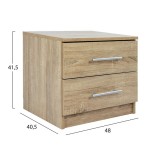 ΚΟΜΟΔΙΝΟ ΜΕΛΑΜΙΝΗΣ CHELSEA HM2220.02 SONAMA 48X40,5X41,5 εκ. ΚΟΜΟΔΙΝΟ ΜΕΛΑΜΙΝΗΣ CHELSEA HM2220.02 SONAMA 48X40,5X41,5 εκ.