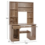ΓΡΑΦΕΙΟ ΜΕ ΒΙΒΛΙΟΘΗΚΗ-ΡΑΦΙΕΡΑ STATUS HM2032.02 SONOMA 120X55X182 ΓΡΑΦΕΙΟ ΜΕ ΒΙΒΛΙΟΘΗΚΗ-ΡΑΦΙΕΡΑ STATUS HM2032.02 SONOMA 120X55X182