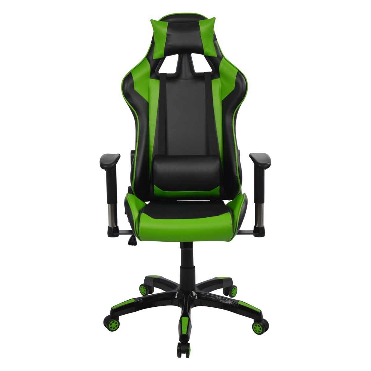 ΠΟΛΥΘΡΟΝΑ GAMING RACING HM1056.03 ΜΑΥΡΟ - ΠΡΑΣΙΝΟ PU 67x70x134 εκ.