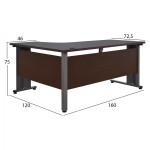ΓΡΑΦΕΙΟ ΕΠΑΓΓΕΛΜΑΤΙΚΟ VALDEN HM2043.02R WENGE ΜΕ ΔΕΞΙΑ ΓΩΝΙΑ 160X120X75 ΓΡΑΦΕΙΟ ΕΠΑΓΓΕΛΜΑΤΙΚΟ VALDEN HM2043.02R WENGE ΜΕ ΔΕΞΙΑ ΓΩΝΙΑ 160X120X75