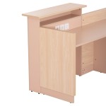 ΓΡΑΦΕΙΟ ΥΠΟΔΟΧΗΣ DALTON HM2068.02 ΜΕΛΑΜΙΝΗ ΣΕ SONAMA-ΜΠΕΖ 240x80x106Υεκ. ΓΡΑΦΕΙΟ ΥΠΟΔΟΧΗΣ DALTON HM2068.02 ΜΕΛΑΜΙΝΗ ΣΕ SONAMA-ΜΠΕΖ 240x80x106Υεκ.