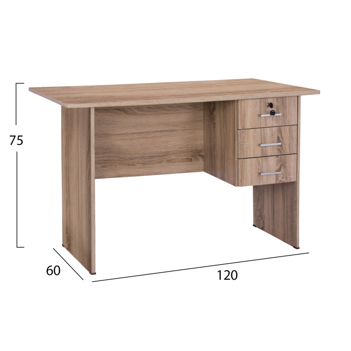 ΓΡΑΦΕΙΟ ΜΕΛΑΜΙΝΗΣ HAYDEN 120x60x75Υεκ. ΜΕ 3 ΣΥΡΤΑΡΙΑ ΣΕ ΧΡΩΜΑ SONAMA HM2268.02 ΓΡΑΦΕΙΟ ΜΕΛΑΜΙΝΗΣ HAYDEN 120x60x75Υεκ. ΜΕ 3 ΣΥΡΤΑΡΙΑ ΣΕ ΧΡΩΜΑ SONAMA HM2268.02