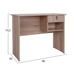 ΓΡΑΦΕΙΟ ΜΕΛΑΜΙΝΗΣ HAYDEN ΜΕ ΣΥΡΤΑΡΙ HM2283.02 SONAMA 90X45X74,5Y ΓΡΑΦΕΙΟ ΜΕΛΑΜΙΝΗΣ HAYDEN ΜΕ ΣΥΡΤΑΡΙ HM2283.02 SONAMA 90X45X74,5Y