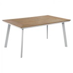 ΤΡΑΠΕΖΙ ΑΛΟΥΜΙΝΙΟΥ TABER ΜΕ POLYWOOD HM5132.11 ΛΕΥΚΟ 160x92x72 ΤΡΑΠΕΖΙ ΑΛΟΥΜΙΝΙΟΥ TABER ΜΕ POLYWOOD HM5132.11 ΛΕΥΚΟ 160x92x72