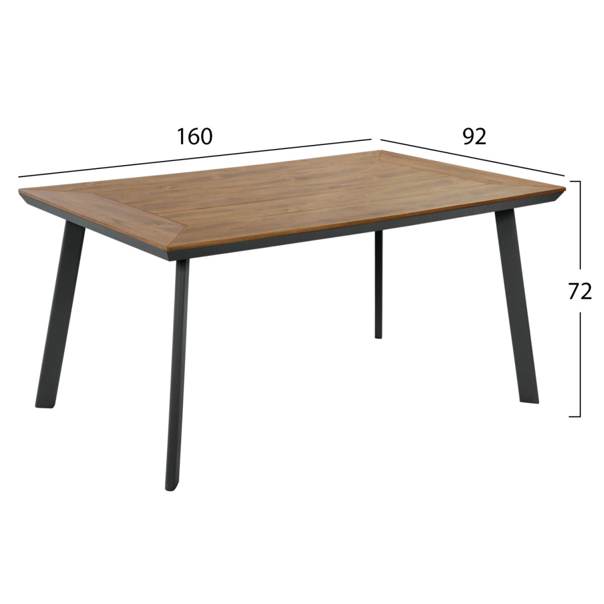 ΤΡΑΠΕΖΙ ΑΛΟΥΜΙΝΙΟΥ TABER ΜΕ POLYWOOD HM5132.12 ΓΚΡΙ 160x92x72 ΤΡΑΠΕΖΙ ΑΛΟΥΜΙΝΙΟΥ TABER ΜΕ POLYWOOD HM5132.12 ΓΚΡΙ 160x92x72
