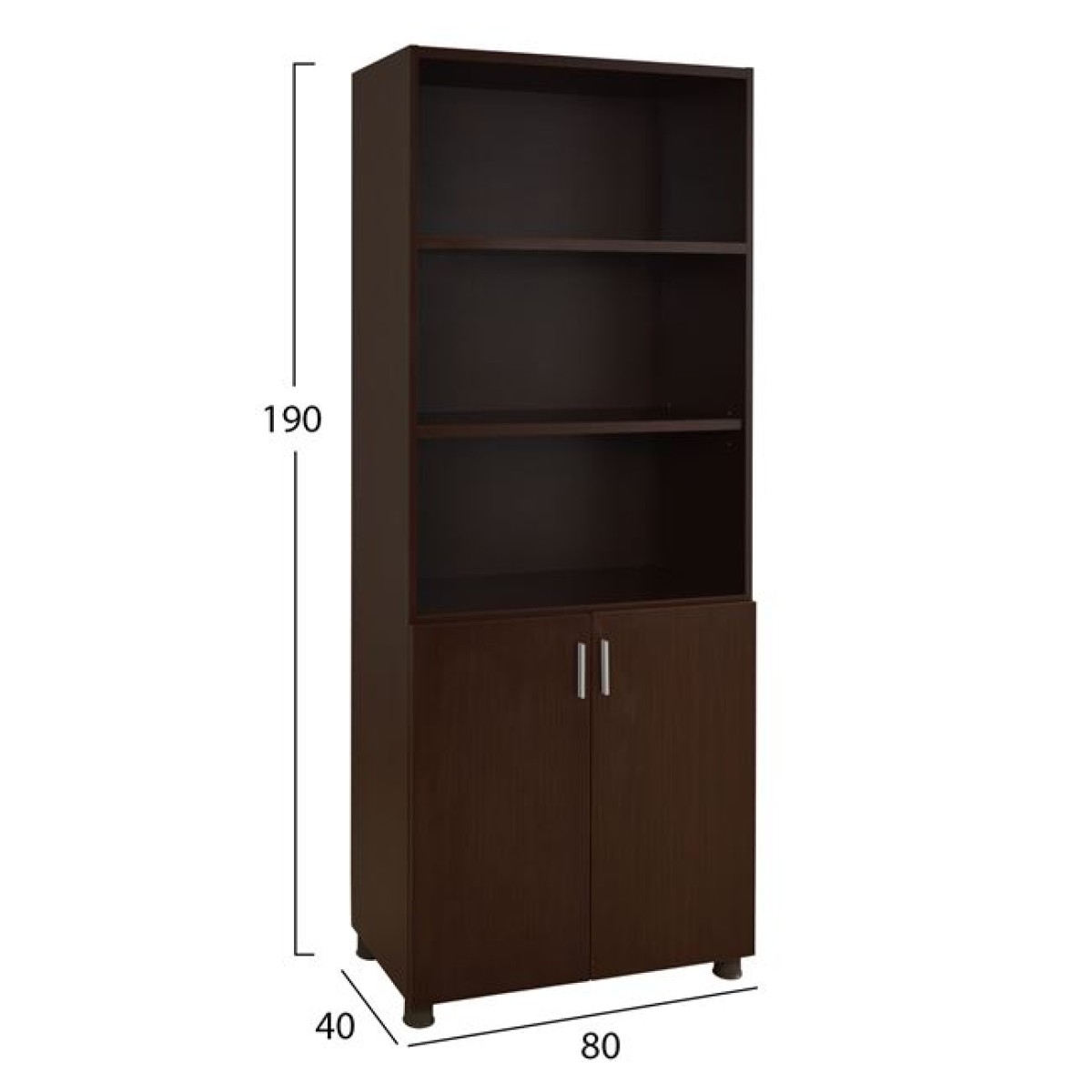 ΒΙΒΛΙΟΘΗΚΗ ΓΡΑΦΕΙΟΥ VANCE ΕΠΑΓΓΕΛΜΑΤΙΚΗ WENGE HM2055.12 80Χ40Χ190Υ εκ. ΒΙΒΛΙΟΘΗΚΗ ΓΡΑΦΕΙΟΥ VANCE ΕΠΑΓΓΕΛΜΑΤΙΚΗ WENGE HM2055.12 80Χ40Χ190Υ εκ.