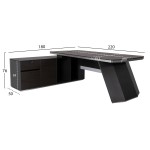 ΓΡΑΦΕΙΟ ΕΠΑΓΓΕΛΜΑΤΙΚΟ ΑΡΙΣΤΕΡΗ ΓΩΝΙΑ ROSEWOOD HM2083L 220X180X76Υεκ. ΓΡΑΦΕΙΟ ΕΠΑΓΓΕΛΜΑΤΙΚΟ ΑΡΙΣΤΕΡΗ ΓΩΝΙΑ ROSEWOOD HM2083L 220X180X76Υεκ.