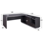 ΓΡΑΦΕΙΟ ΕΠΑΓΓΕΛΜΑΤΙΚΟ ΔΕΞΙΑ ΓΩΝΙΑ ROSEWOOD HM2086R 180X170X76Υ εκ. ΓΡΑΦΕΙΟ ΕΠΑΓΓΕΛΜΑΤΙΚΟ ΔΕΞΙΑ ΓΩΝΙΑ ROSEWOOD HM2086R 180X170X76Υ εκ.