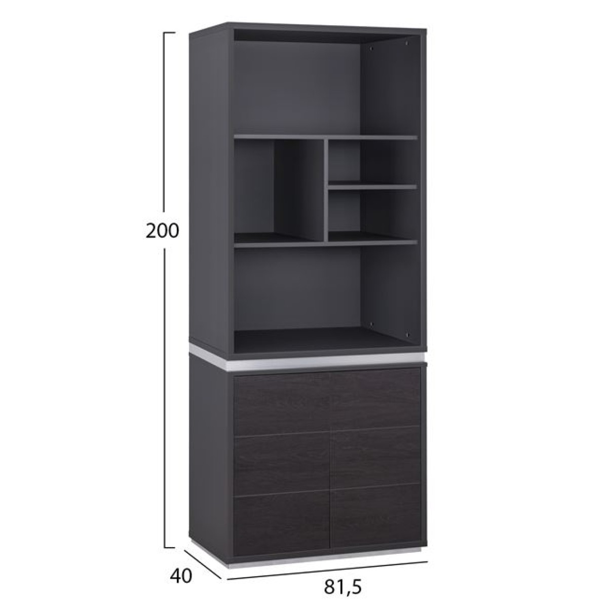 ΒΙΒΛΙΟΘΗΚΗ ΓΡΑΦΕΙΟΥ ΕΠΑΓΓΕΛΜΑΤΙΚΗ ROSEWOOD HM2090 81,5Χ40Χ200Υ εκ. ΒΙΒΛΙΟΘΗΚΗ ΓΡΑΦΕΙΟΥ ΕΠΑΓΓΕΛΜΑΤΙΚΗ ROSEWOOD HM2090 81,5Χ40Χ200Υ εκ.