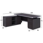 ΕΠΑΓΓΕΛΜΑΤΙΚΟ ΓΡΑΦΕΙΟ ΑΡΙΣΤΕΡΗ ΓΩΝΙΑ HM2092L ROSEWOOD 180X160X76Y εκ. ΕΠΑΓΓΕΛΜΑΤΙΚΟ ΓΡΑΦΕΙΟ ΑΡΙΣΤΕΡΗ ΓΩΝΙΑ HM2092L ROSEWOOD 180X160X76Y εκ.