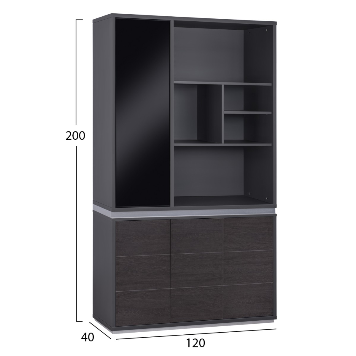 ΒΙΒΛΙΟΘΗΚΗ ΓΡΑΦΕΙΟΥ ΕΠΑΓΓΕΛΜΑΤΙΚΗ ROSEWOOD HM2091L 120Χ40Χ200Υ εκ. ΒΙΒΛΙΟΘΗΚΗ ΓΡΑΦΕΙΟΥ ΕΠΑΓΓΕΛΜΑΤΙΚΗ ROSEWOOD HM2091L 120Χ40Χ200Υ εκ.