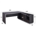 ΓΡΑΦΕΙΟ ΕΠΑΓΓΕΛΜΑΤΙΚΟ ΔΕΞΙΑ ΓΩΝΙΑ ROSEWOOD HM2112R 200X160X76Υ εκ. ΓΡΑΦΕΙΟ ΕΠΑΓΓΕΛΜΑΤΙΚΟ ΔΕΞΙΑ ΓΩΝΙΑ ROSEWOOD HM2112R 200X160X76Υ εκ.