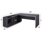 ΓΡΑΦΕΙΟ ΕΠΑΓΓΕΛΜΑΤΙΚΟ ΑΡΙΣΤΕΡΗ ΓΩΝΙΑ ROSEWOOD HM2112L 200X160X76Υ εκ. ΓΡΑΦΕΙΟ ΕΠΑΓΓΕΛΜΑΤΙΚΟ ΑΡΙΣΤΕΡΗ ΓΩΝΙΑ ROSEWOOD HM2112L 200X160X76Υ εκ.