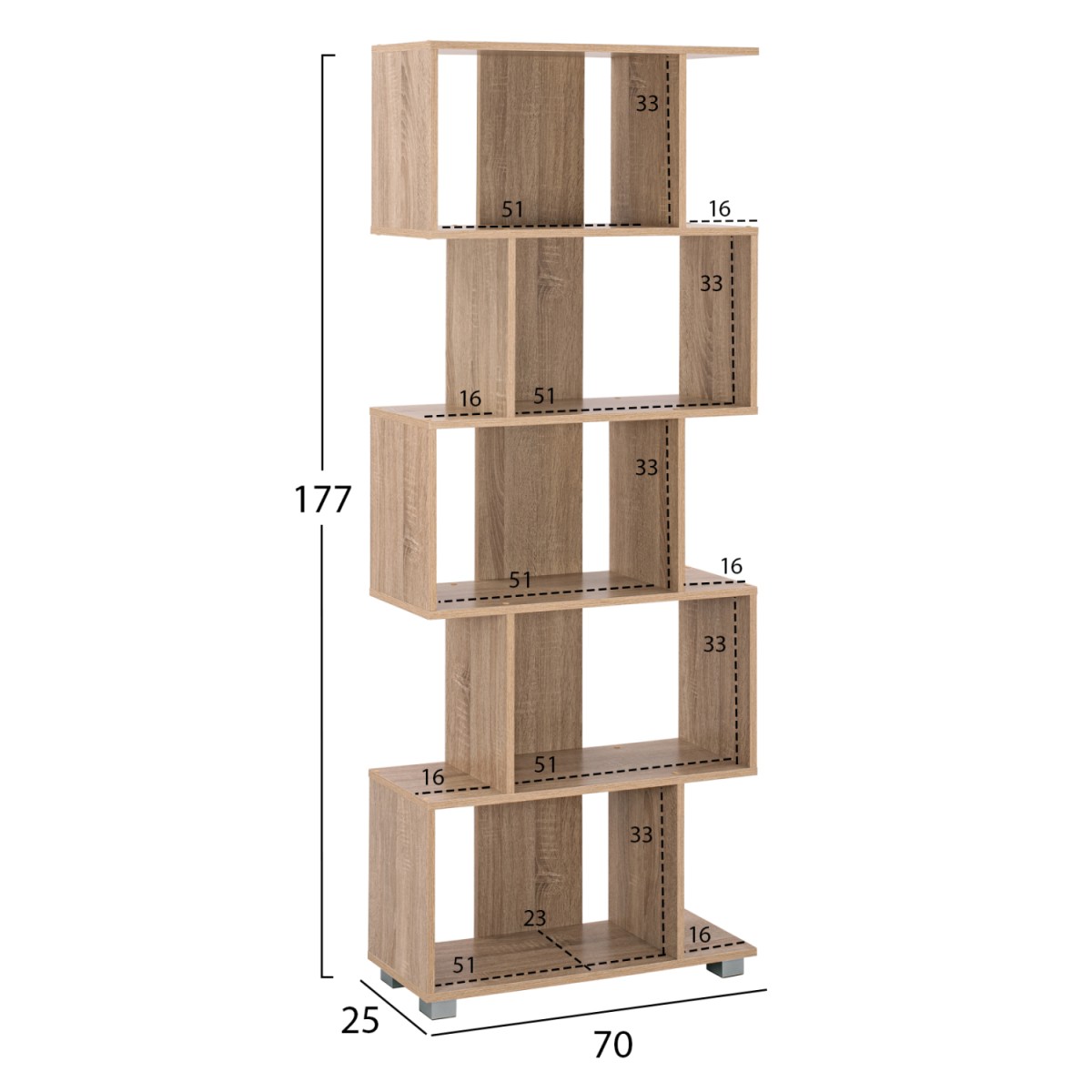 ΒΙΒΛΙΟΘΗΚΗ ΜΕΛΑΜΙΝΗΣ EZIR HM2385.02 SONAMA 70x25x177Υ εκ. ΒΙΒΛΙΟΘΗΚΗ ΜΕΛΑΜΙΝΗΣ EZIR HM2385.02 SONAMA 70x25x177Υ εκ.