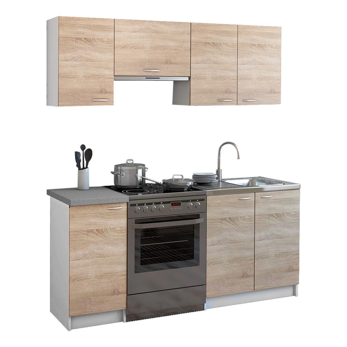 ΣΥΝΘΕΣΗ ΚΟΥΖΙΝΑΣ MAURICE ΜΕΛΑΜΙΝΗ SONAMA-ΛΕΥΚΟ HM2441 180x29,2-46εκ. ΣΥΝΘΕΣΗ ΚΟΥΖΙΝΑΣ MAURICE ΜΕΛΑΜΙΝΗ SONAMA-ΛΕΥΚΟ HM2441 180x29,2-46εκ.