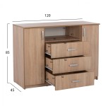 ΜΠΟΥΦΕΣ ΜΕ 2 ΝΤΟΥΛΑΠΙΑ Κ 3 ΣΥΡΤΑΡΙΑ ADLER SONAMA OAK HM2430 120X45X85Yεκ. ΜΠΟΥΦΕΣ ΜΕ 2 ΝΤΟΥΛΑΠΙΑ Κ 3 ΣΥΡΤΑΡΙΑ ADLER SONAMA OAK HM2430 120X45X85Yεκ.