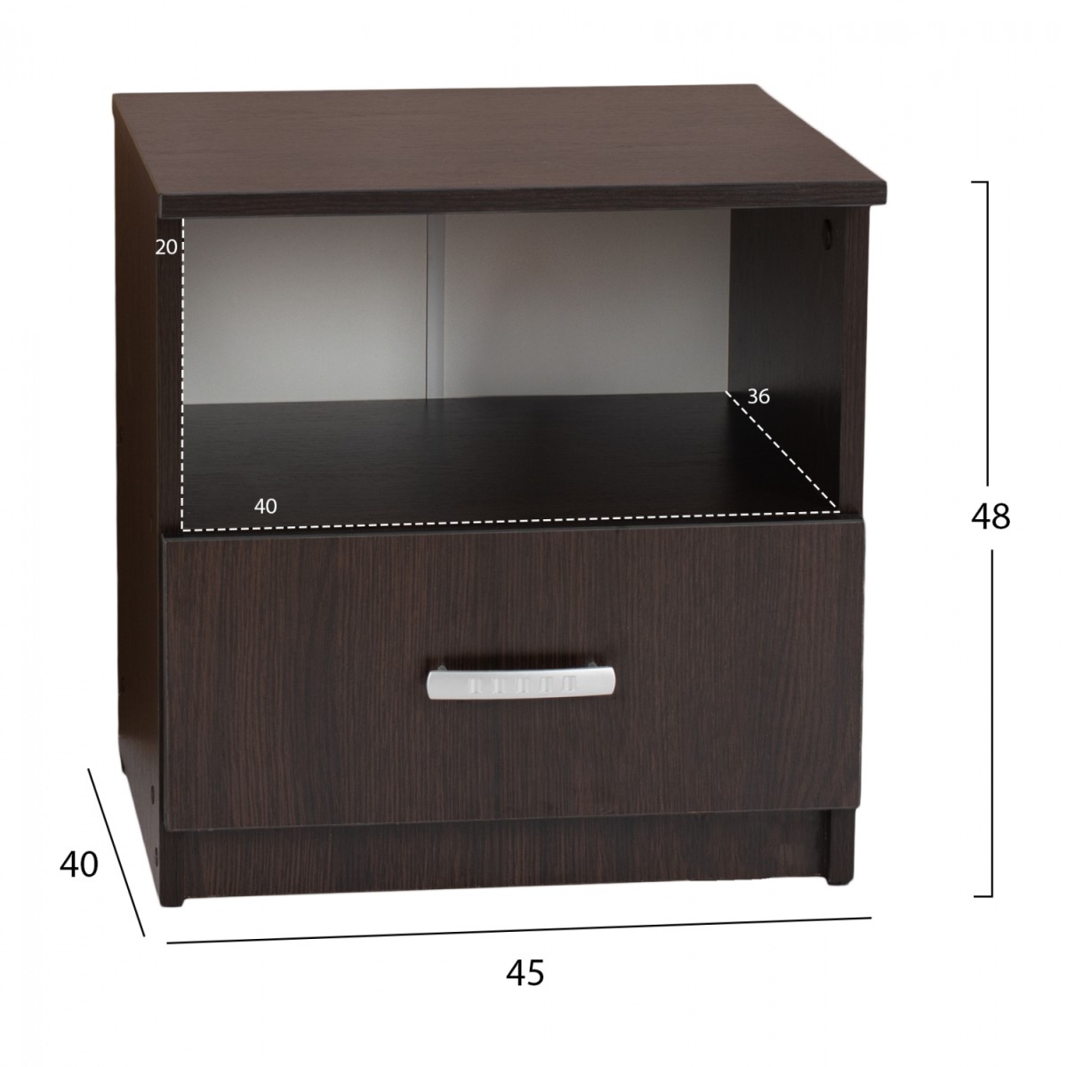 ΚΟΜΟΔΙΝΟ ΜΕ ΣΥΡΤΑΡΙ ADLER WENGE HM2431.02 45X40X48Yεκ. ΚΟΜΟΔΙΝΟ ΜΕ ΣΥΡΤΑΡΙ ADLER WENGE HM2431.02 45X40X48Yεκ.