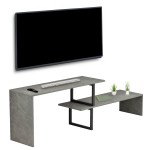 ΕΠΙΠΛΟ ΤΗΛΕΟΡΑΣΗΣ ΕΠΕΚΤ. BRIGGITE HM8892.11 ΜΕΛΑΜΙΝΗ GREY STONE TEXTURE 160x30x45Υεκ. ΕΠΙΠΛΟ ΤΗΛΕΟΡΑΣΗΣ ΕΠΕΚΤ. BRIGGITE HM8892.11 ΜΕΛΑΜΙΝΗ GREY STONE TEXTURE 160x30x45Υεκ.