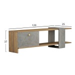 ΕΠΙΠΛΟ ΤΗΛΕΟΡΑΣΗΣ HENRIETTE HM8900.13 ΜΕΛΑΜΙΝΗ ΚΑΡΥΔΙ-STONE TEXTURE 120x28,5x39Υεκ. ΕΠΙΠΛΟ ΤΗΛΕΟΡΑΣΗΣ HENRIETTE HM8900.13 ΜΕΛΑΜΙΝΗ ΚΑΡΥΔΙ-STONE TEXTURE 120x28,5x39Υεκ.