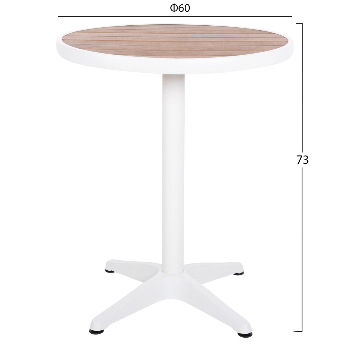 ΤΡΑΠΕΖΙ ΑΛΟΥΜΙΝΙΟΥ ΣΤΡΟΓΓΥΛΟ ALEXA HM6086.02 ΛΕΥΚΟ-POLYWOOD TOP ΦΥΣΙΚΟ Φ60x73Υεκ. ΤΡΑΠΕΖΙ ΑΛΟΥΜΙΝΙΟΥ ΣΤΡΟΓΓΥΛΟ ALEXA HM6086.02 ΛΕΥΚΟ-POLYWOOD TOP ΦΥΣΙΚΟ Φ60x73Υεκ.